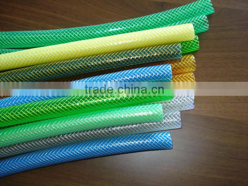 China Supplier 1/2" 3/4" 1" 2" Flexible Garden PVC braided hose for construction