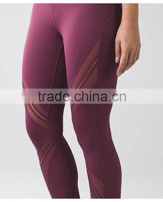 High custom Spandex Girls Wearing Training Yoga Pants for women