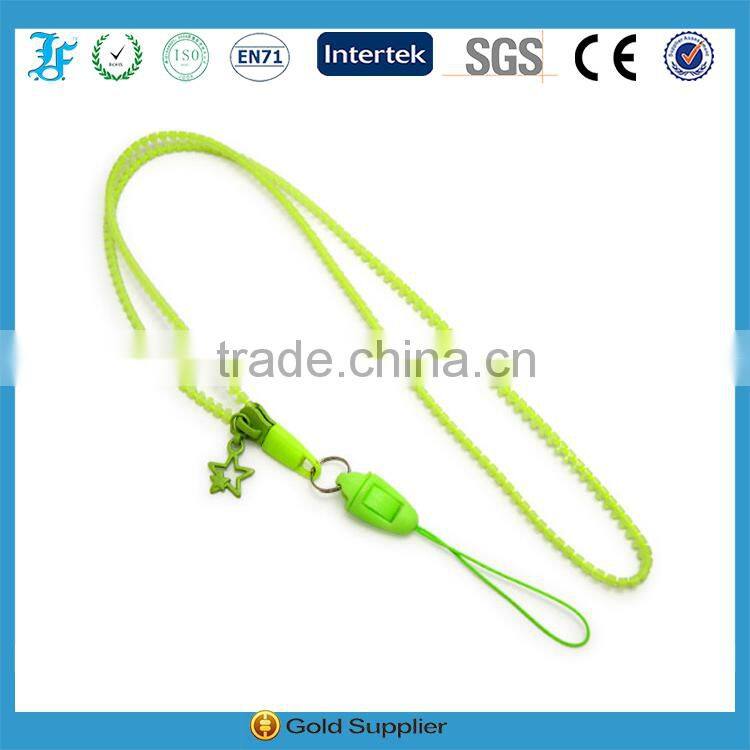 Manufacturer mobile phone zipper lanyard with pouch