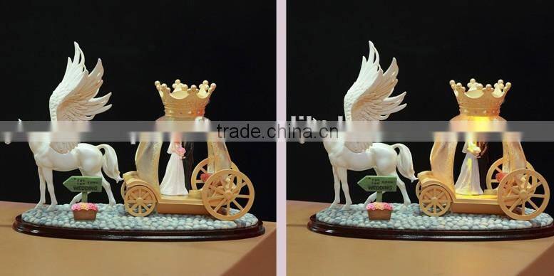 Funny couple wedding polyresin gift