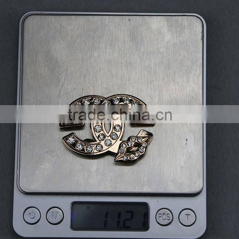 new metal alloy rhinestone brooch pin
