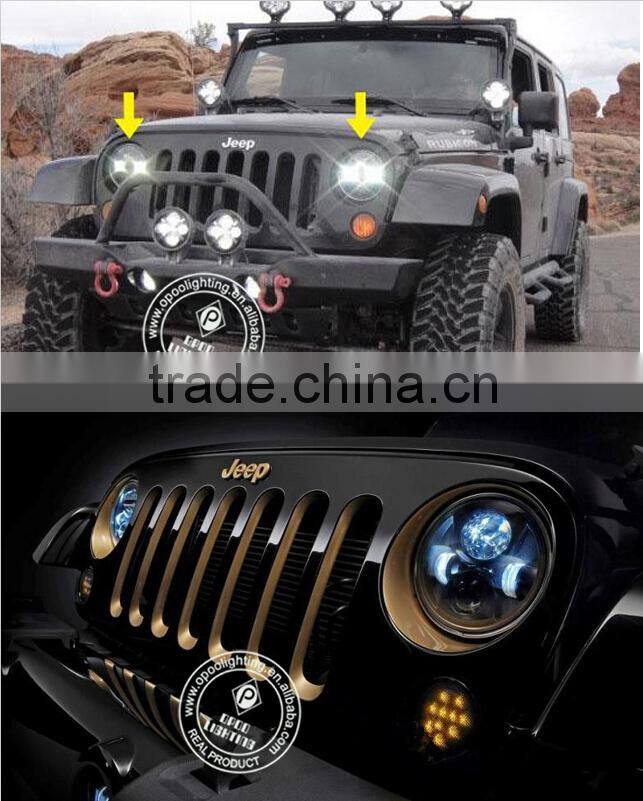 Best Price jeep wrangler accessories, 7inch 40W round jeep wrangler accessories