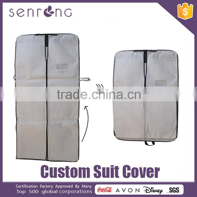 Pp Non-Woven Suit Cover Breathable Suit Cover Bag