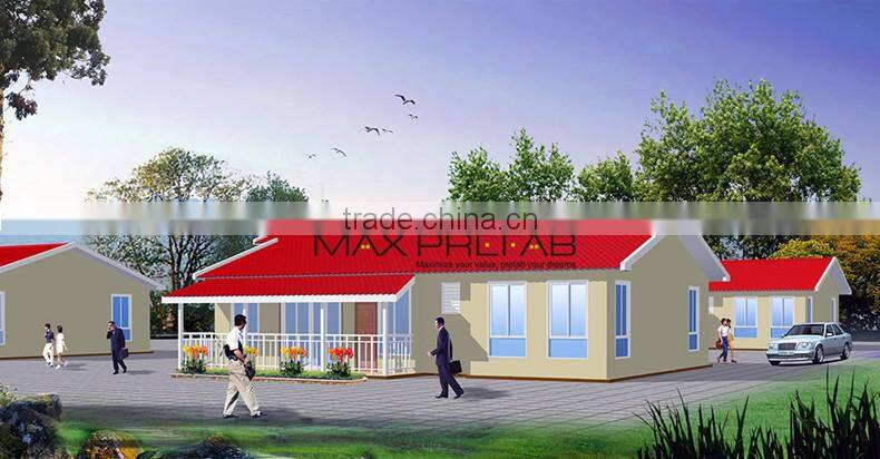 Fast construction steel structure prefab villa house