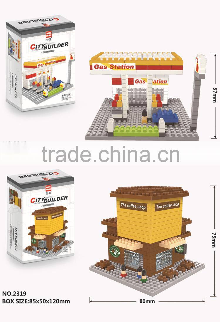 Theme Scheduler Toys Restaurant Educational Plastic Building Block Toy