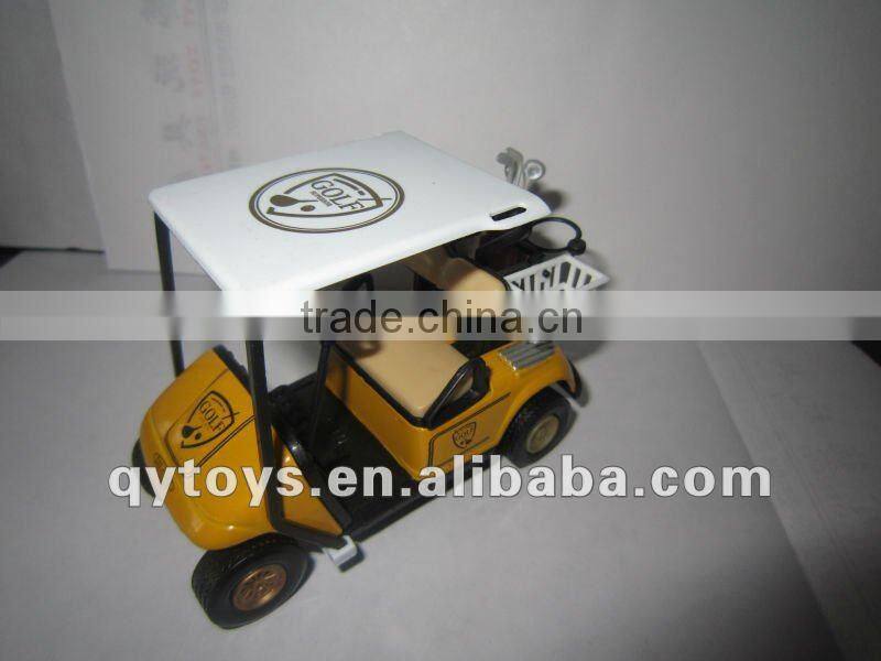6 Color Aolly return-power Golf Car Model Toy Die cast Model
