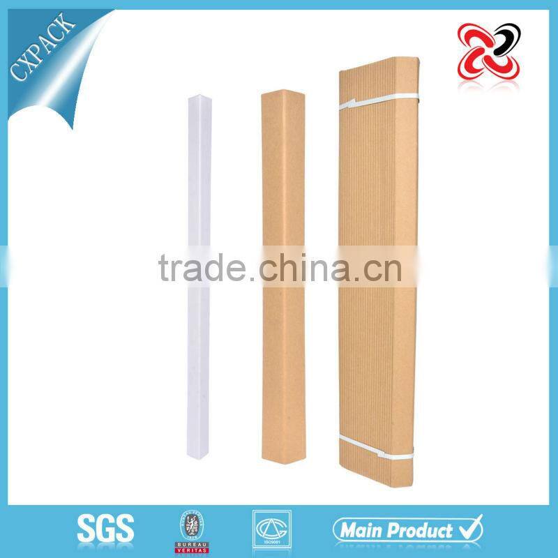 Duplex kraft liner paper core board brown and semi-wraped paper angle board