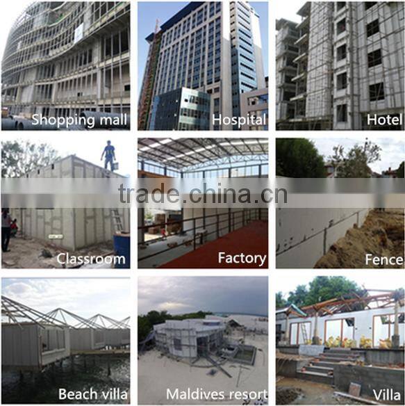 Lightweight 100% asbestos free EPS cement sandwich wall panel