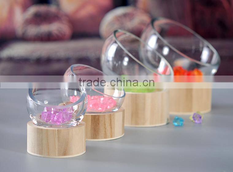 handblown glass bowls /glass candy bowl