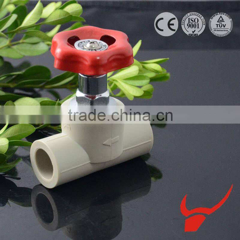 Germany/Korea PP raw material ppr plastic ball valve