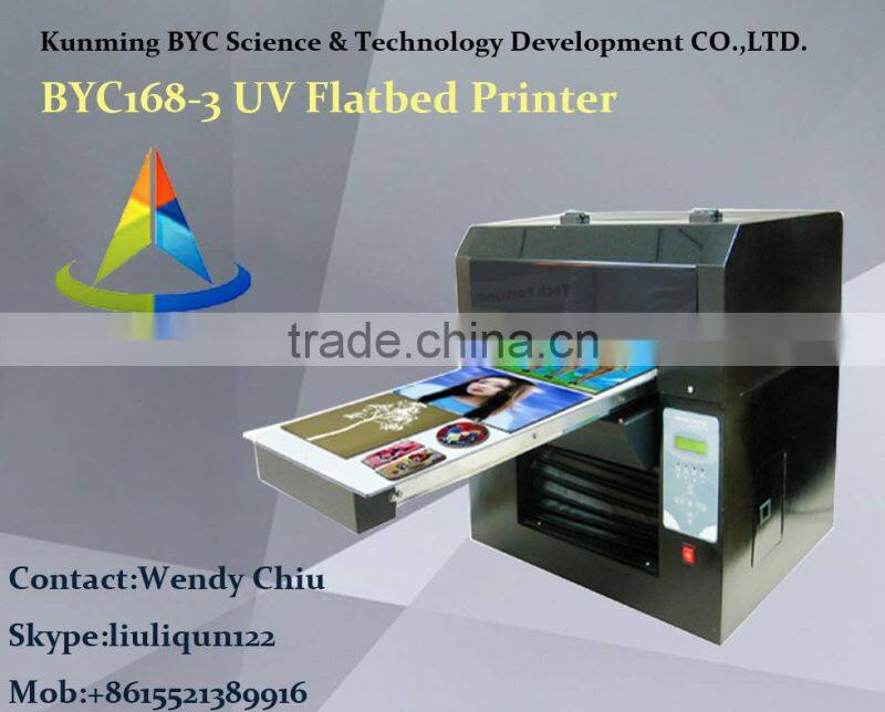 New design digital flatbed uv printer/glass printer /uv printing machine