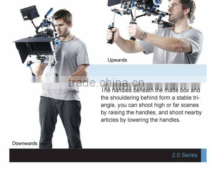Wondlan Sniper 2.0 DSLR Camera Rig Video Stabilizers Shoulder Support System