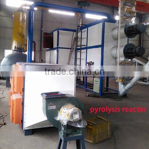 Jiangxi Dingfeng New design waste rubber pyrolysis plant with free installation