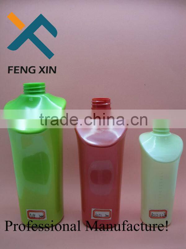 1300ml square pet plastic bottle/shampoo bottle