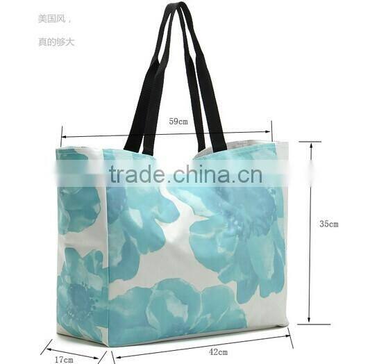 2016 fashion and beautiful large capacity waterproof hand bag