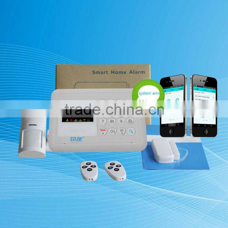 2015!!! home guard gsm sms alarm system alarm and security systems with 120 wireless zones(E1)