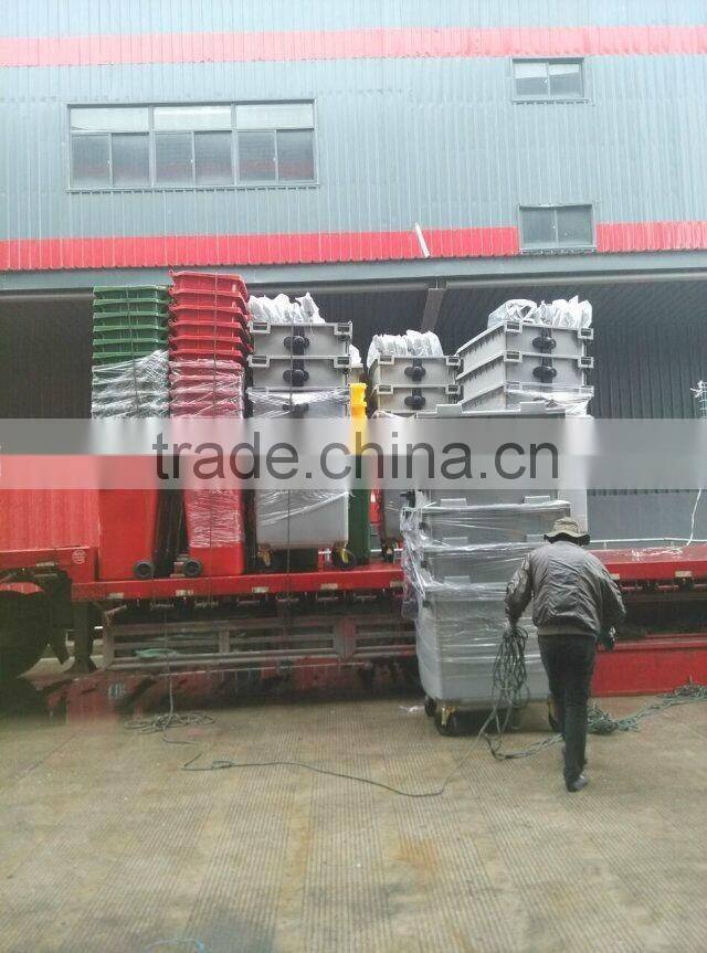 1100 Liter Plastic mobile Waste Container