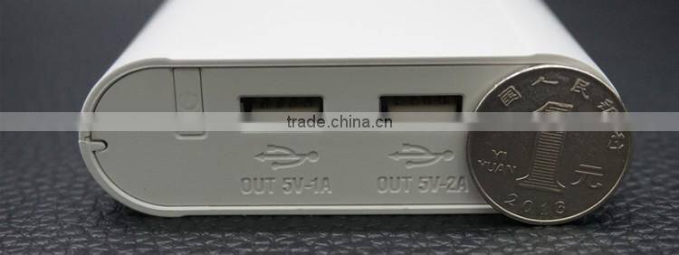 multi function power bank 18650 battery case 2A output 18650 charger DIY high capacity display power bank for pad cellphone