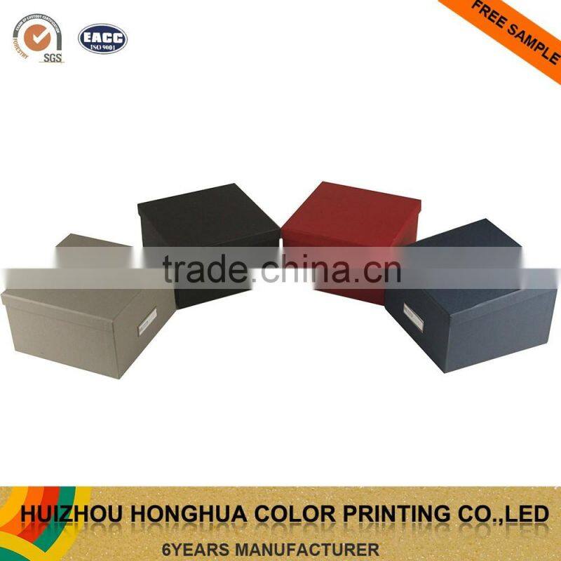 Custom Handmade Paper Box Embossed Paper Packaging Box Large Cardboard Clothes Storage Box