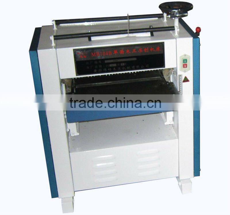 woodworking single face planeing machine