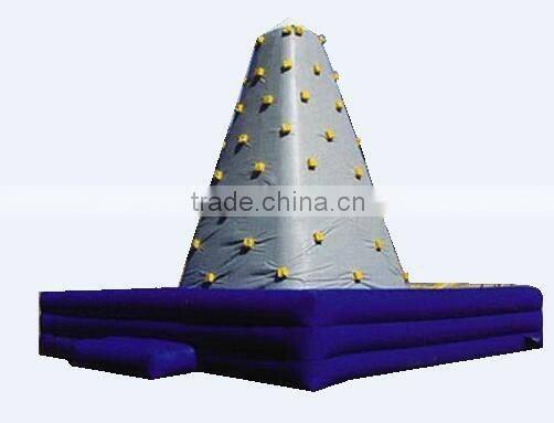 blue rock Inflatable rock climbing wall Inflatable games