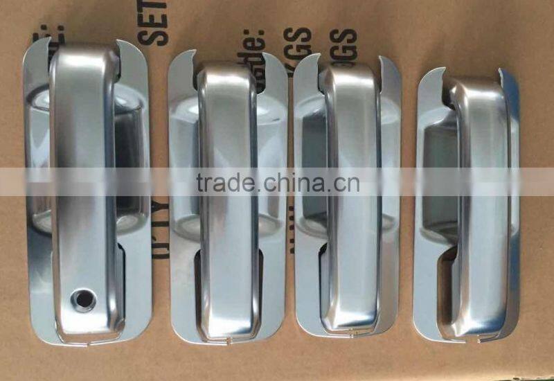 ABS MATTE Chrome Door Handle Bowl Cover Trim 8pcs for NEW F 150 RAPTOR F-150 2015 2016