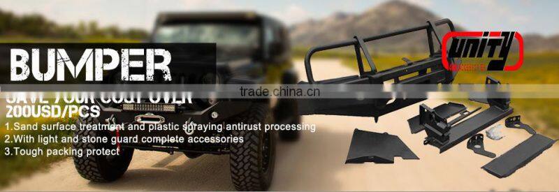 Unity Hot Customization Size new design Front bumper for wrangler jk 07+