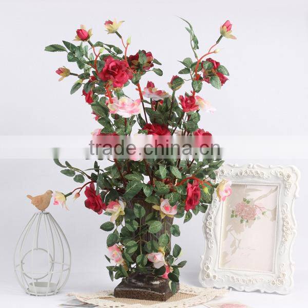 artificial plastic rose tree