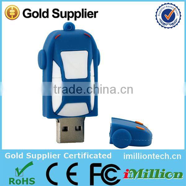 Little car usb flash drive 2.0 usb rubber car memory flash usb car