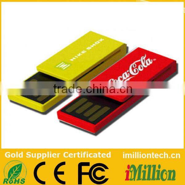 Colorful paper usb webkey, paper usb stick, plastic paper clip usb flash drive