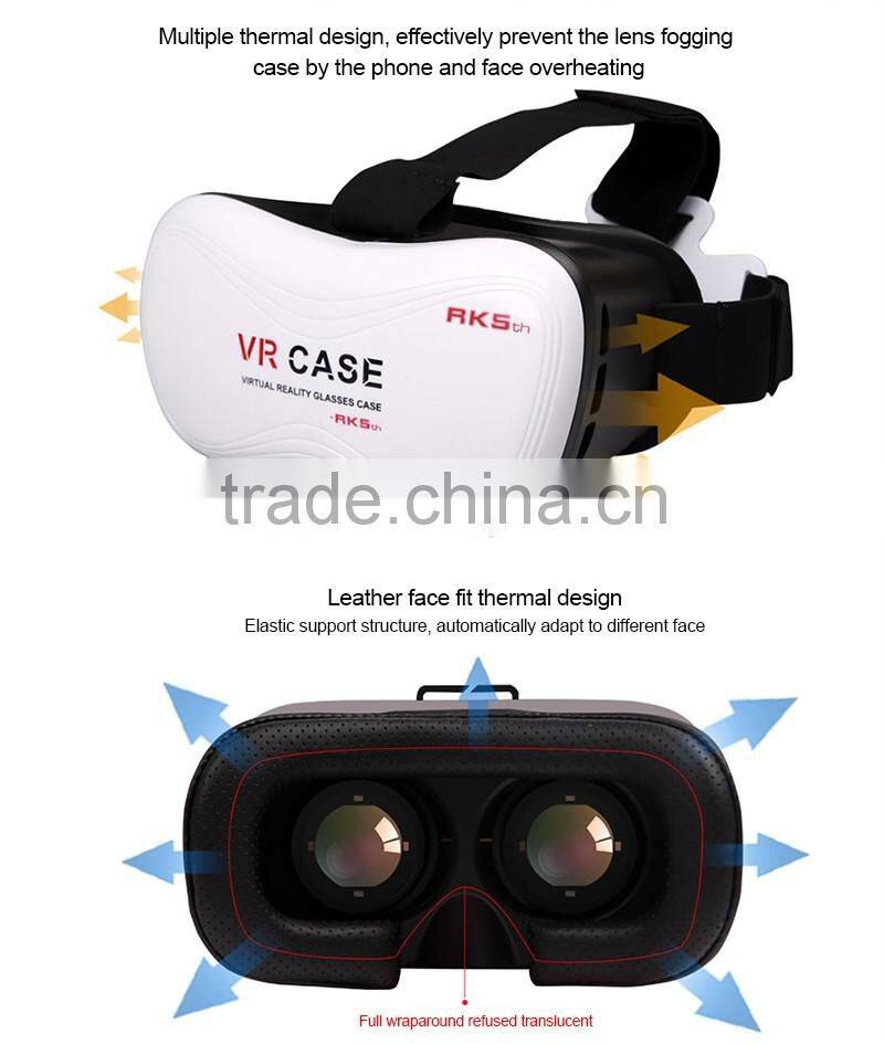 Foldable 3D clear 2nd generation vr case
