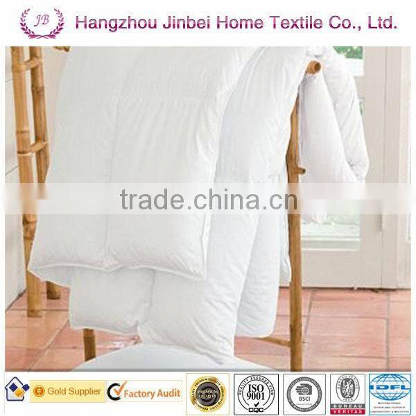 70% white duck down comforter/white duck down and feather duvet/white duck feather comforter