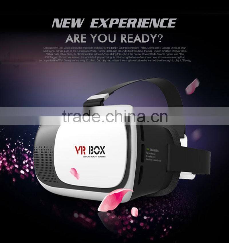 Factory New 3d vr glasses cardboard virtual reality glasses all in one vr headset