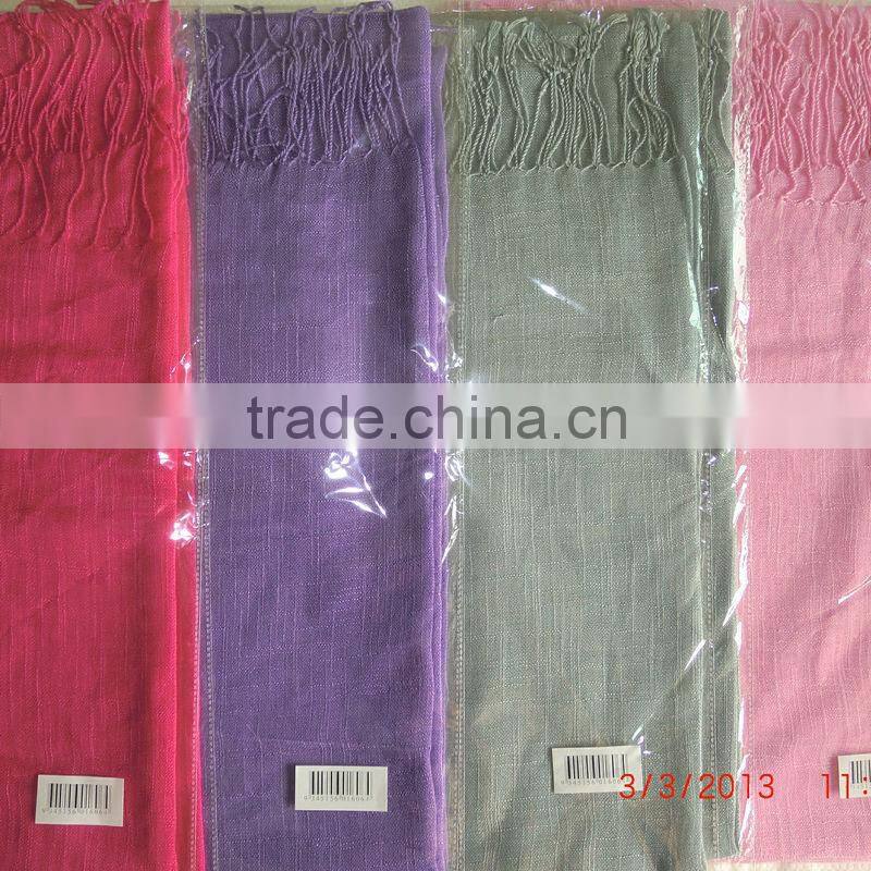 100% viscose dyeing women scarves wholesale, gift for Mather's Day