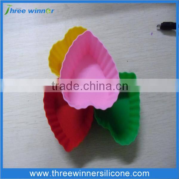Baking heart shape cake silicone cupcake maker