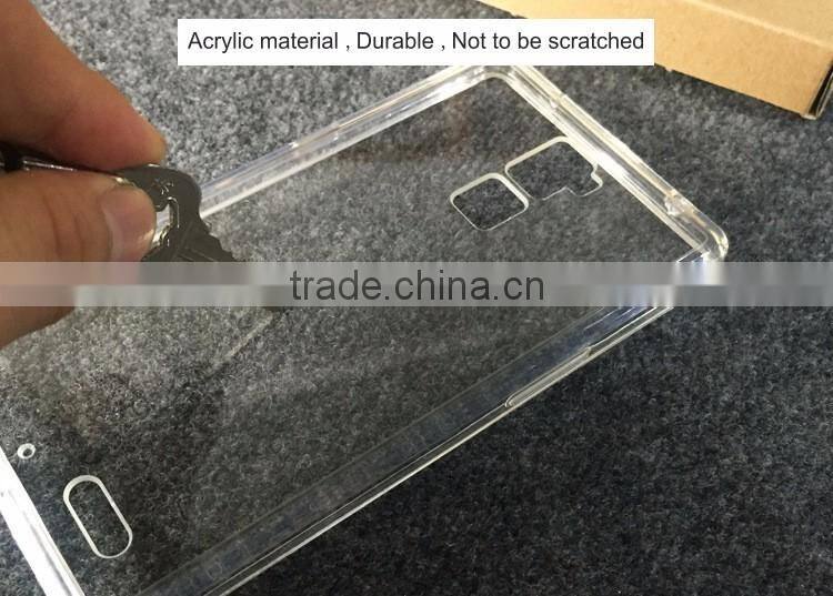 Mobile phone clear case for samsung note 7, for galaxy note 7 case, note 7 cover case with tpu bumper frame