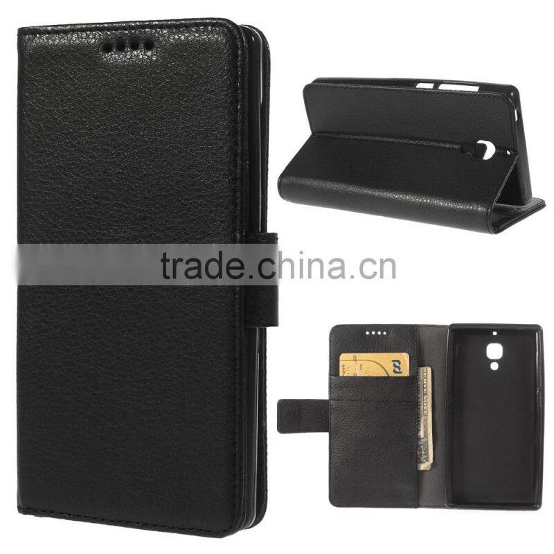 Magnetic Litchi Grain Wallet Leather Flip Case for Xiaomi Red Rice Hongmi / Hongmi 1S