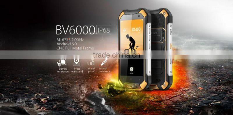 In stock Blackview BV6000 4G LTE Mobile Phone 4.7" HD IPS Android 6.0 Smart Phone MTK6755 Octa Core 3GB 32GB Dual SIM Smartphone