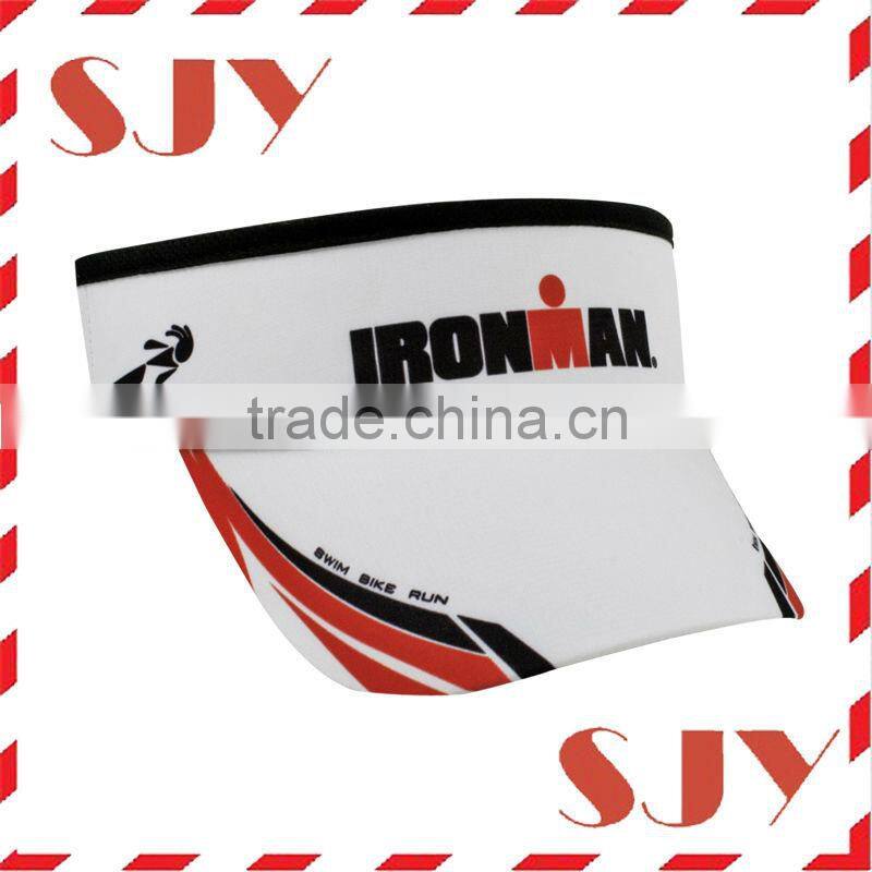 Fashion Promotional golf wide brim white sun visor caps