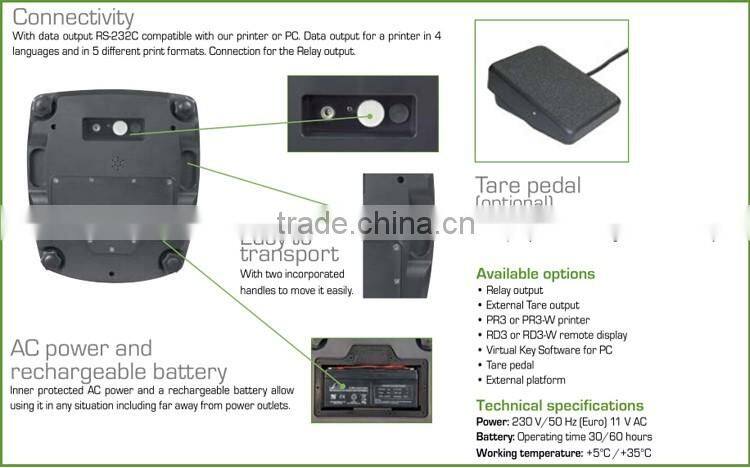 S3R-6KD High Resolution Weight Scale with Wireless Connection for Digital Indicator