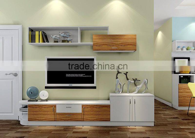 2016 modern living room furniture lcd tv cabinet design