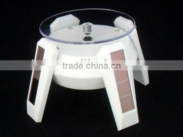 Solar/battery swivel display stands&LED lights