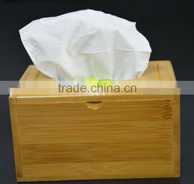 BH008/Bamboo Collection Standing Paper Towel Holder