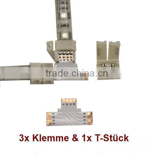 3528 strip light connector with wire leads