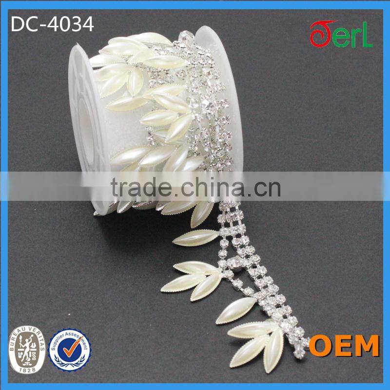 Fashion Design Rhinestone Cup Chain for Garment Accessories
