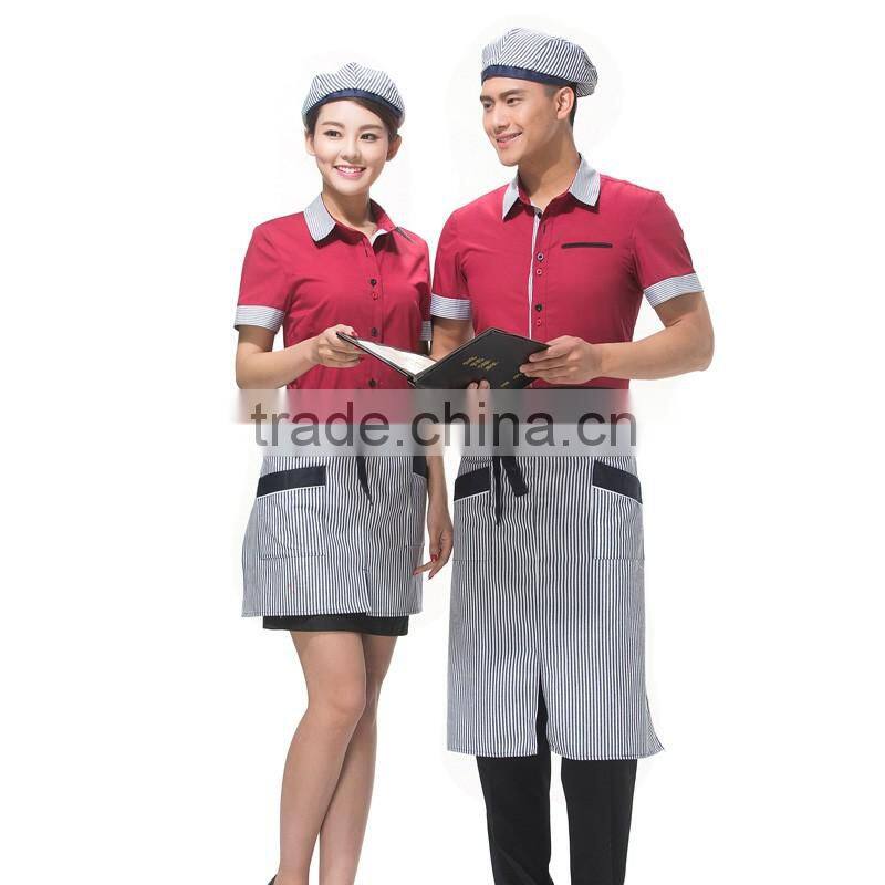 Top Quality hot sell stylish hotel restaurant catering uniforms