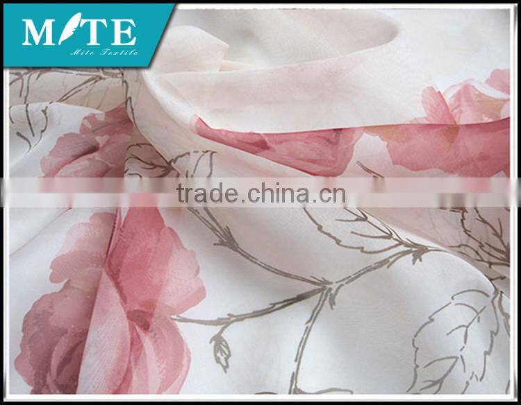 100%polyester printed voile2*1 for curtain