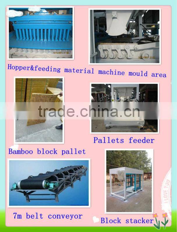 QT4-15B Fully automatic Interlocking block making machine large production capacity from Linyi Huali machinery manufacturer
