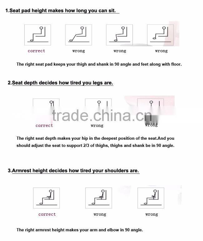 Hot sell executive office chair with footrest