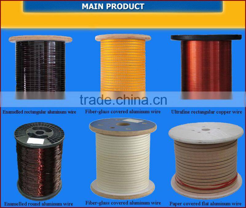 UL Certificated fiberglass insulated rectangular aluminum wire